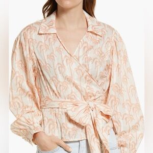 Scotch & Soda wrap tie shirt, M